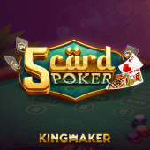 5 Card Poker luckypot card game